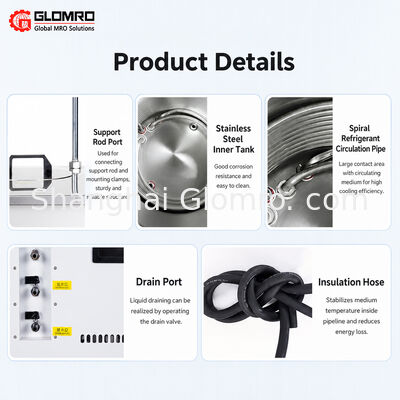 Laboratory low-temperature cooling liquid circulation pump 10L effective volume External circulation refrigeration water bath tank Research and experimental cooling equipment for universities