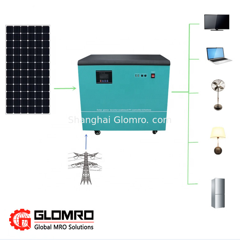 3kw 5kw All In One Solar System Lithium Battery  Portable Off Grid Solar Generator