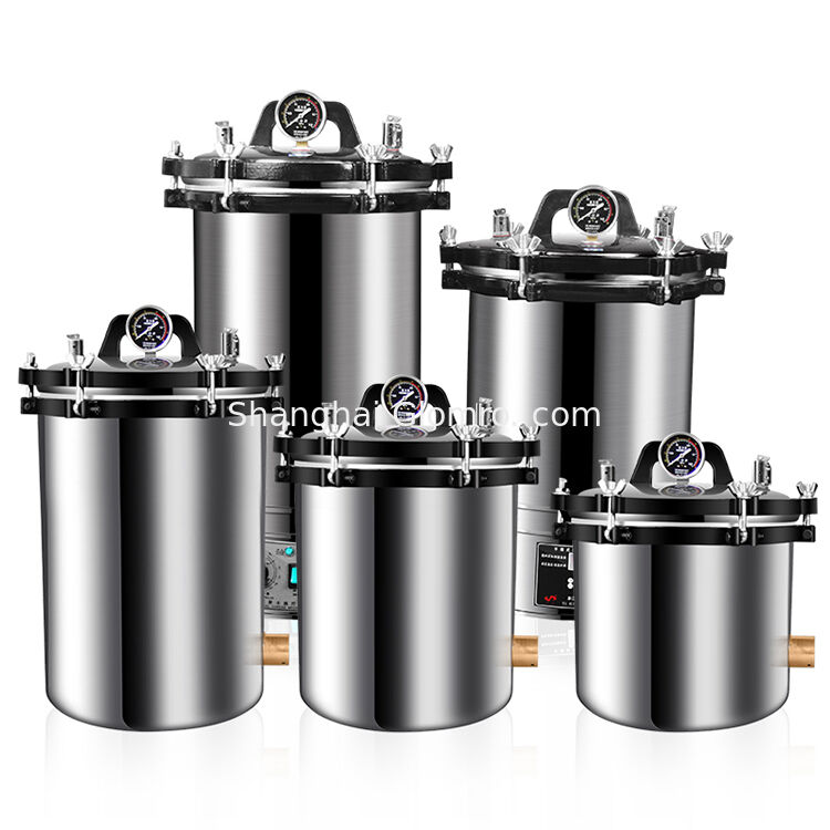 BAXIT Digital Portable Pressure Steam Sterilizer Portable Small Autoclave Sterilization Equipment 8L/18L/23L/24L/29L