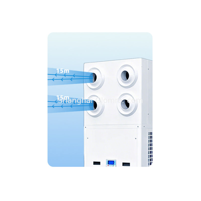 5HP 7HP 10HP 12HP 15HP Jet Stream Type Evaporative Cooling Energy-Saving Air Conditioner Industrial Standing Air Condition