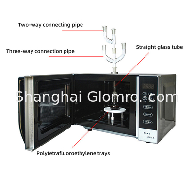 Laboratorium chemische synthese apparatuur snelle verwarming microwave chemische reactor