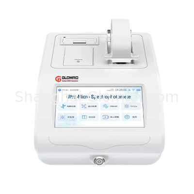 Ultra-micro Spectrofotometrische Nucleïnezuur Eiwit Analysator, OD600 Bacteriële Vloeistof Fluorescentie Detectie Laboratoriumapparatuur