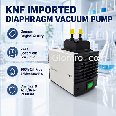 Duitsland KNF N811KT.18 Olievrije vakuumpomp met diafragma 11L/min Corrosiebestendig voor laboratoriumfiltratie met gasmonsterneming