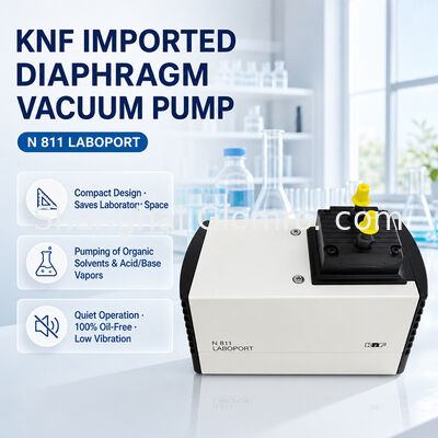 KNF N811KT.18 Chemisch bestand diafragma vacuümpomp PTFE-gecoat diafragma voor vacuümfiltratie